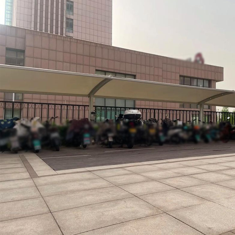 白云区膜结构电动车棚